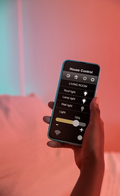 Smart lighting control system for modern homes