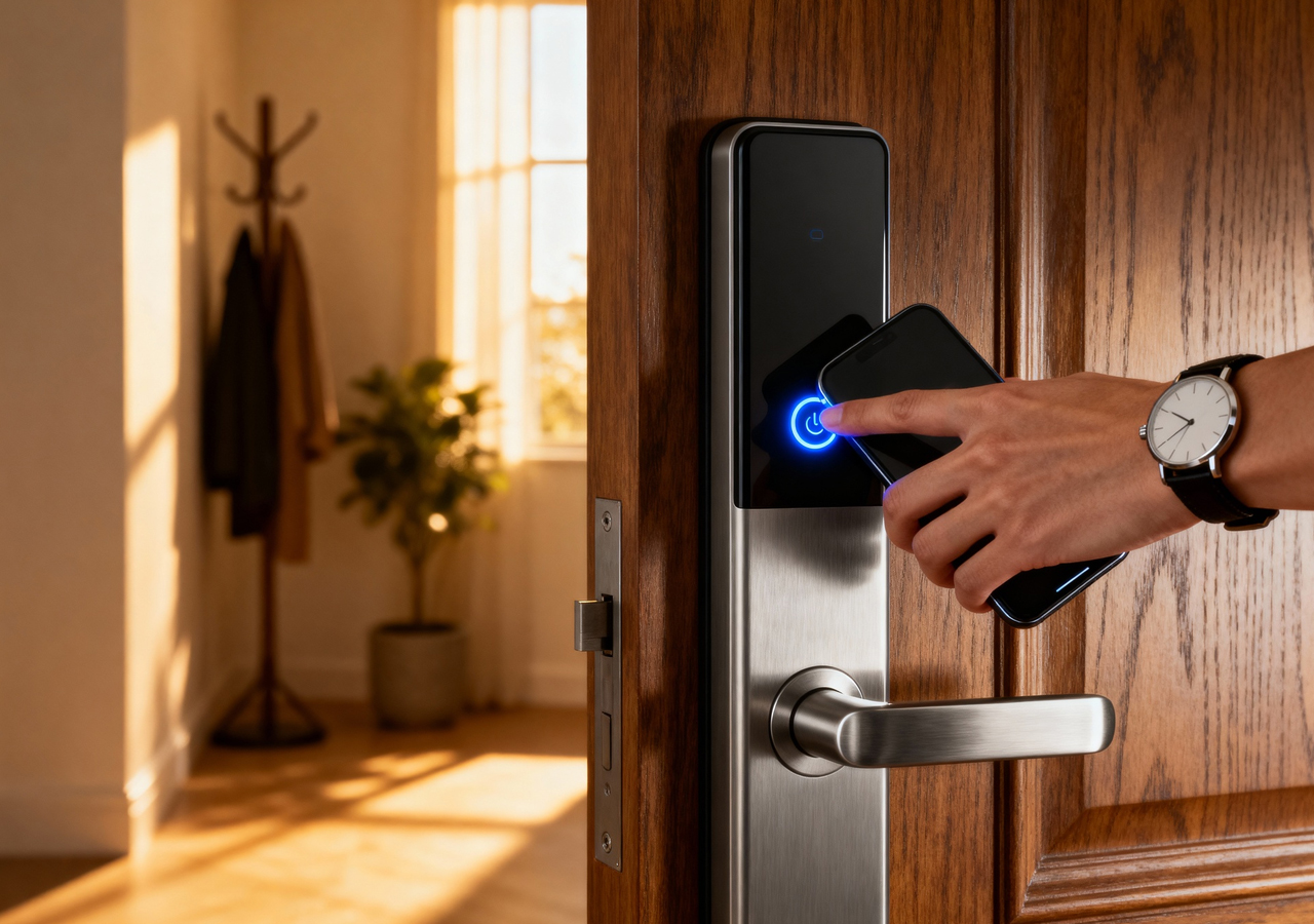 Smart home control system for lighting and security
